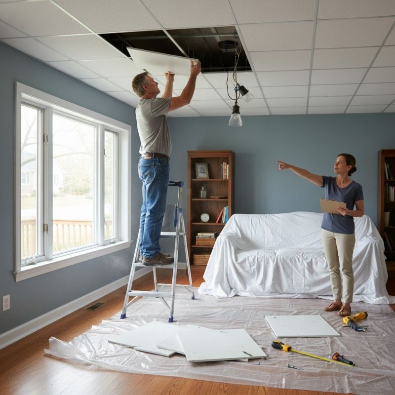 Ceiling Tiles Repair