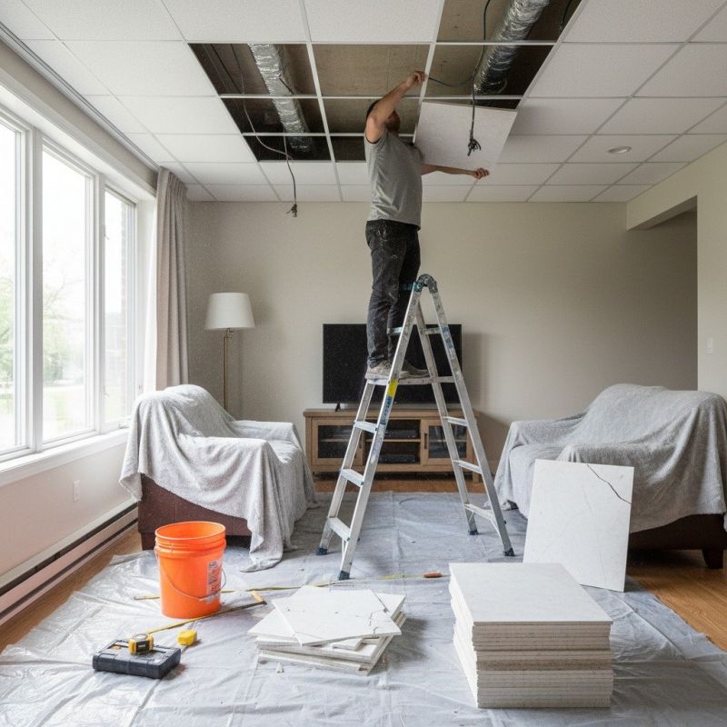 Ceiling Tiles Repair